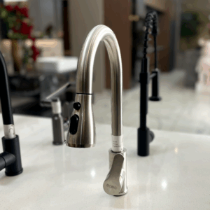 Robinet 304 Inox – Finition Argenté / Noir