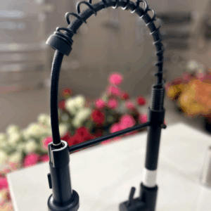 Robinet Inox 2508 – Finition Noir & Argenté