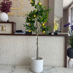 Arbre Artificiel Citron en Pot – Décoration Originale et Élégante