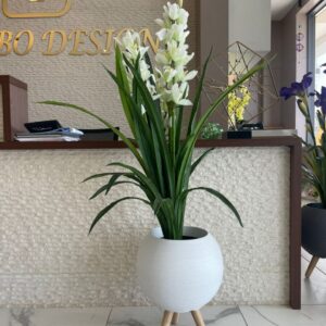 Orchidée Cymbidium Artificielle – Élégance et Raffinement Naturel