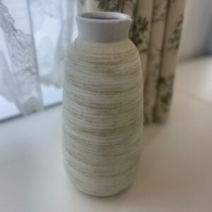 Vase haut en céramique – Coloris gris, idéal pour herbe de la pampa