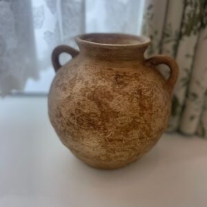 Vase Texturé en Céramique de Style Antique Badgley avec Ombrages et Poignées Mini